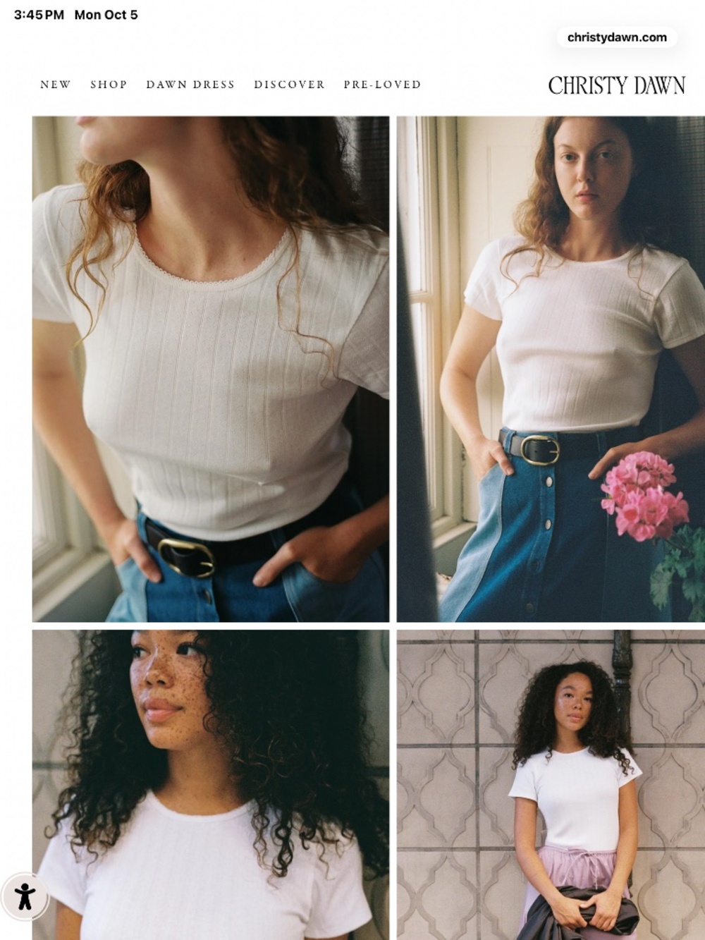 CHRISTY DAWN THE RAYNE TEE FARM TO CLOSET